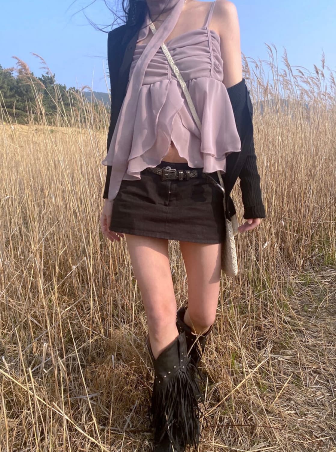 angelnumber555 tulip sleeveless (rose) 상품이미지2