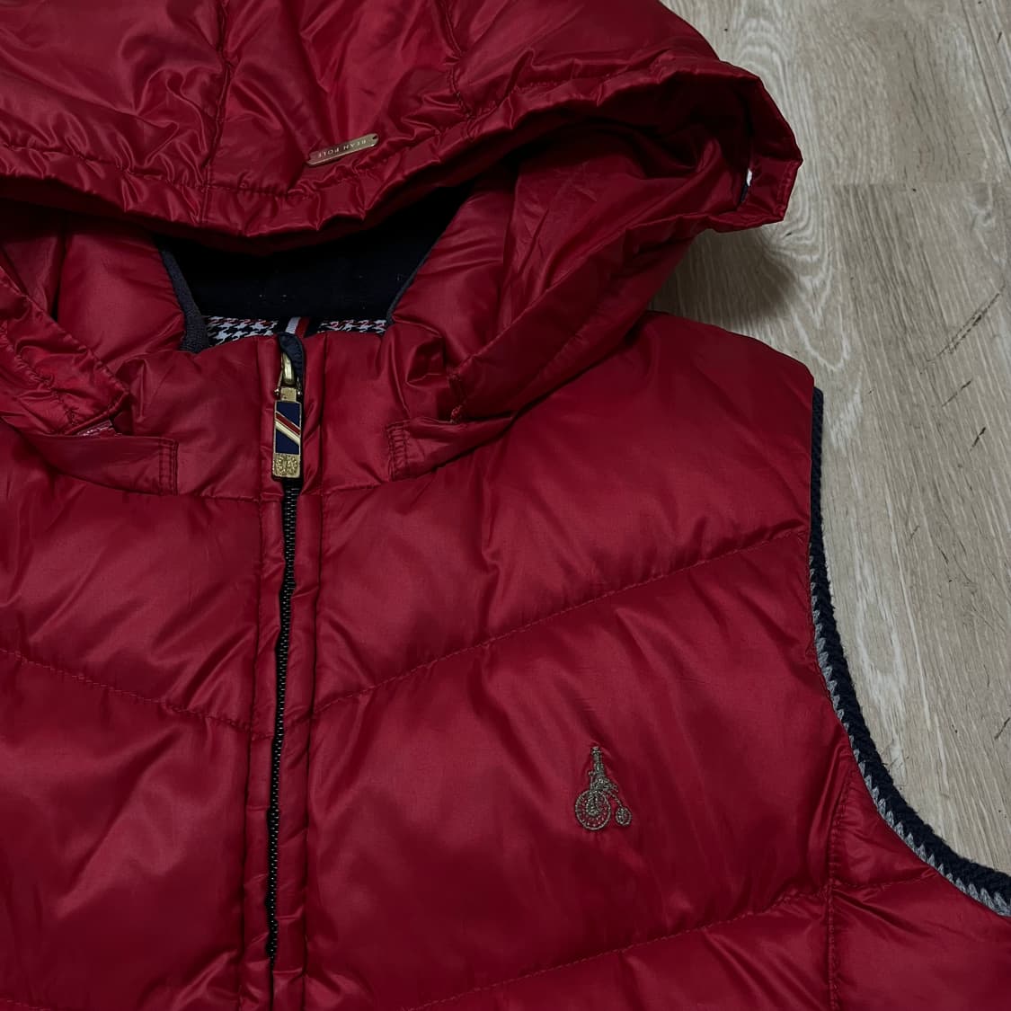 빈폴 후드 탈부착 덕다운 패딩 조끼 155 상품이미지4