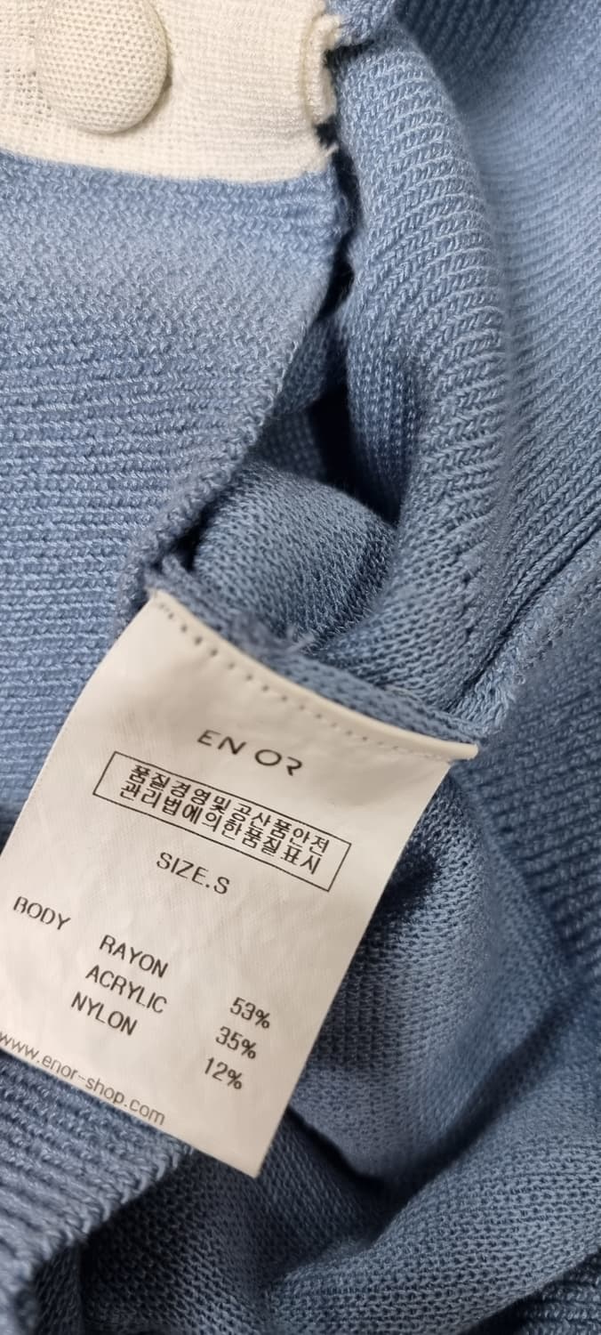 ENOR 엔오르 니트 반팔 가디건 S  _ 여성 상품이미지10