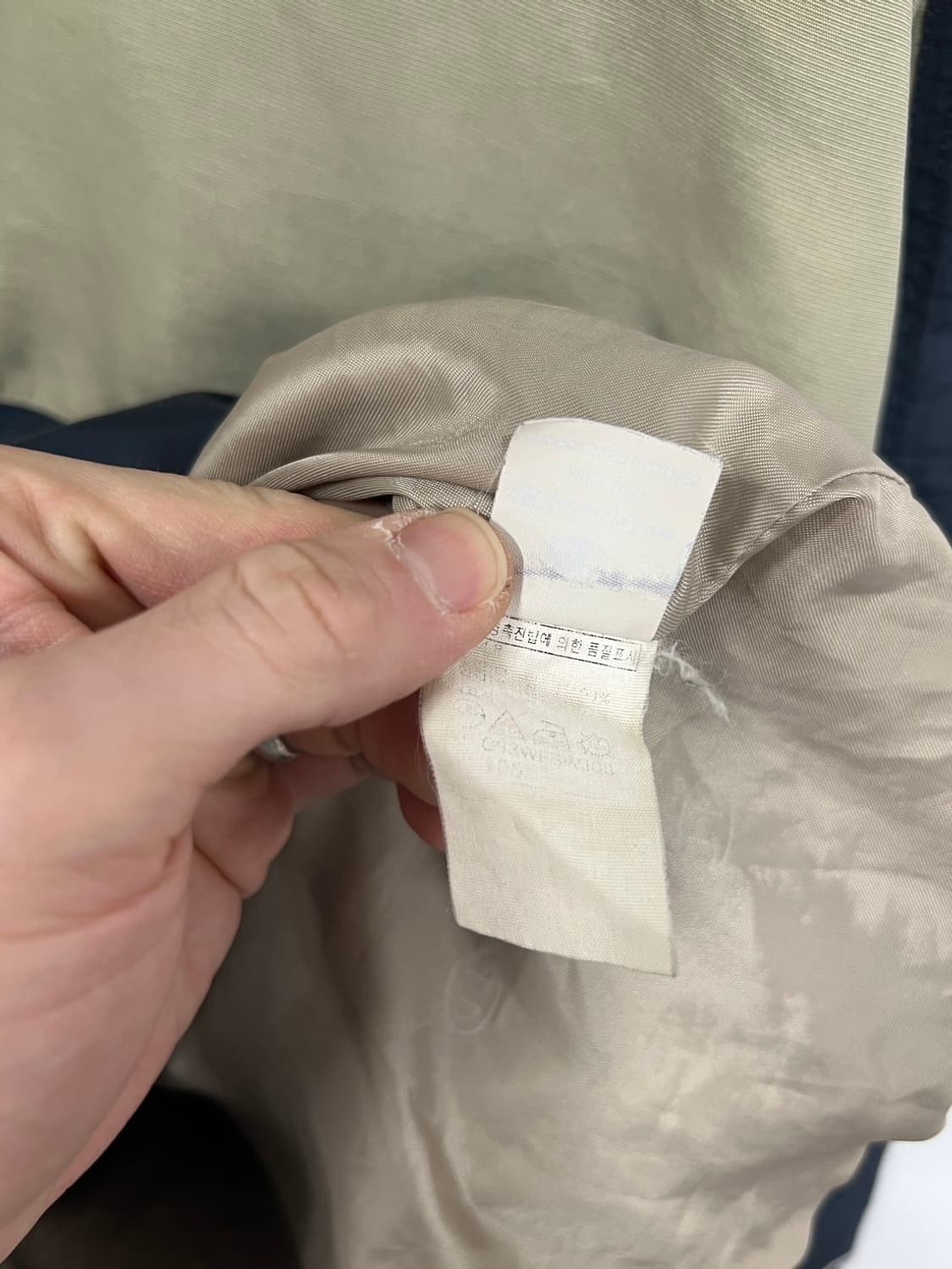 챔피온 로고 올드스쿨 반집업 바람막이 아노락 상품이미지8