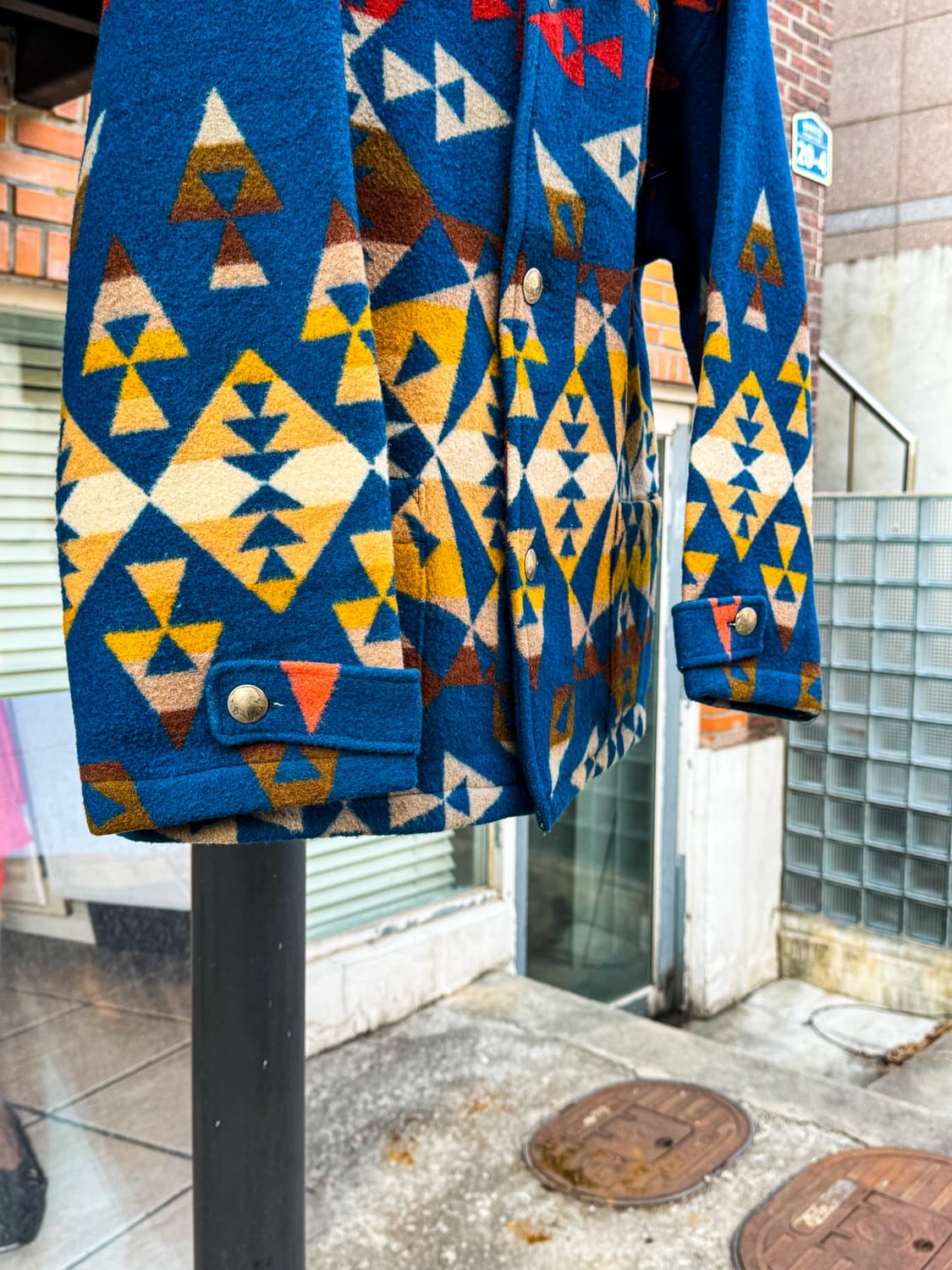 Native Pattern Wool Outdoor Jacket 상품이미지5