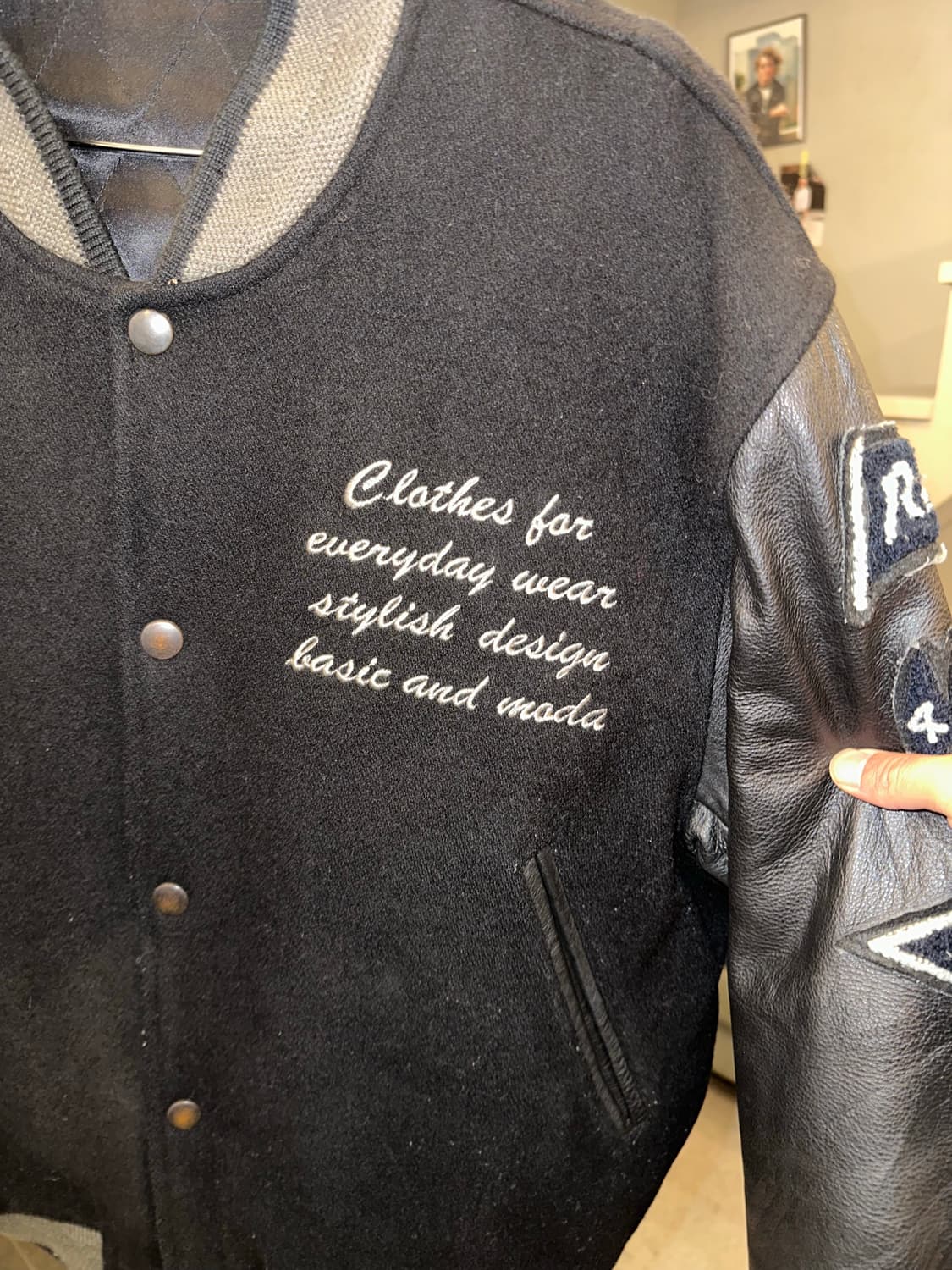 90‘s Ball basic patch embroidery varsity 상품이미지7