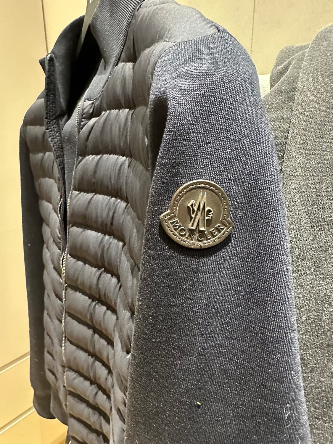 몽클레어 니트패딩 M 블랙와펜 상품이미지1