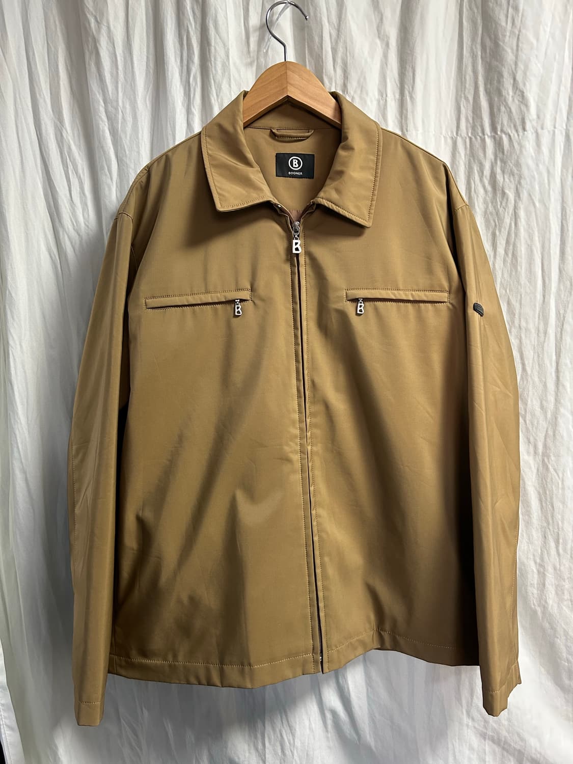 보그너 남성 클래식 지퍼 자켓 100 상품이미지1