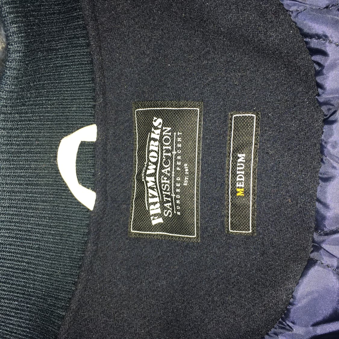 투티/0306 프리즘웍스 바시티 자켓 가죽 소매 점퍼 아우터 상품이미지4