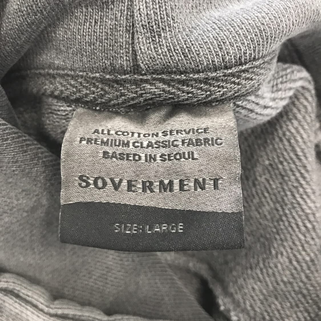 소버먼트 980g 피그먼트다잉 후드 [L사이즈] 상품이미지5