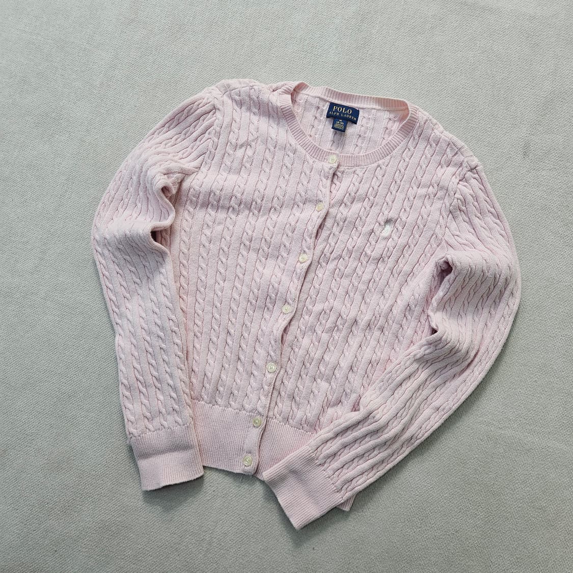 M 폴로랄프로렌 키즈 케이블 니트 가디건 0406Y 상품이미지1