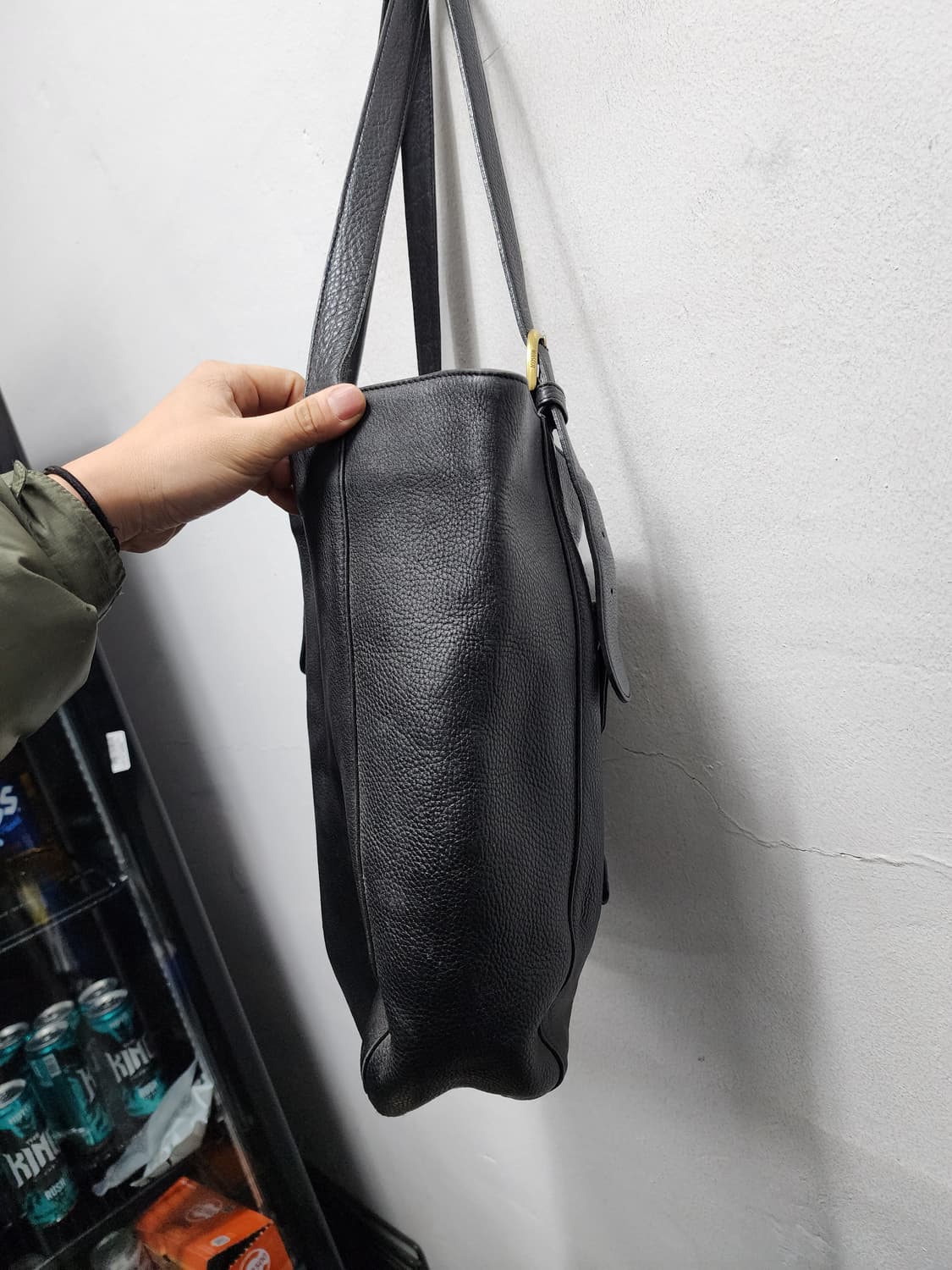 MOSCOT 모스콧 리얼레더 금장버클 숄더백 상품이미지3