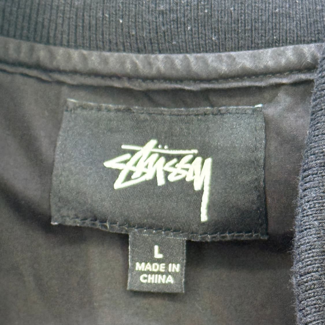 L 스투시 드래곤 칵테일 블랙 반팔 셔츠 상품이미지4