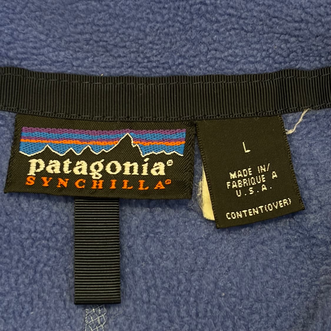 90s Made in USA 빈티지 파타고니아 신칠라 플리스 후리스 집업 상품이미지6
