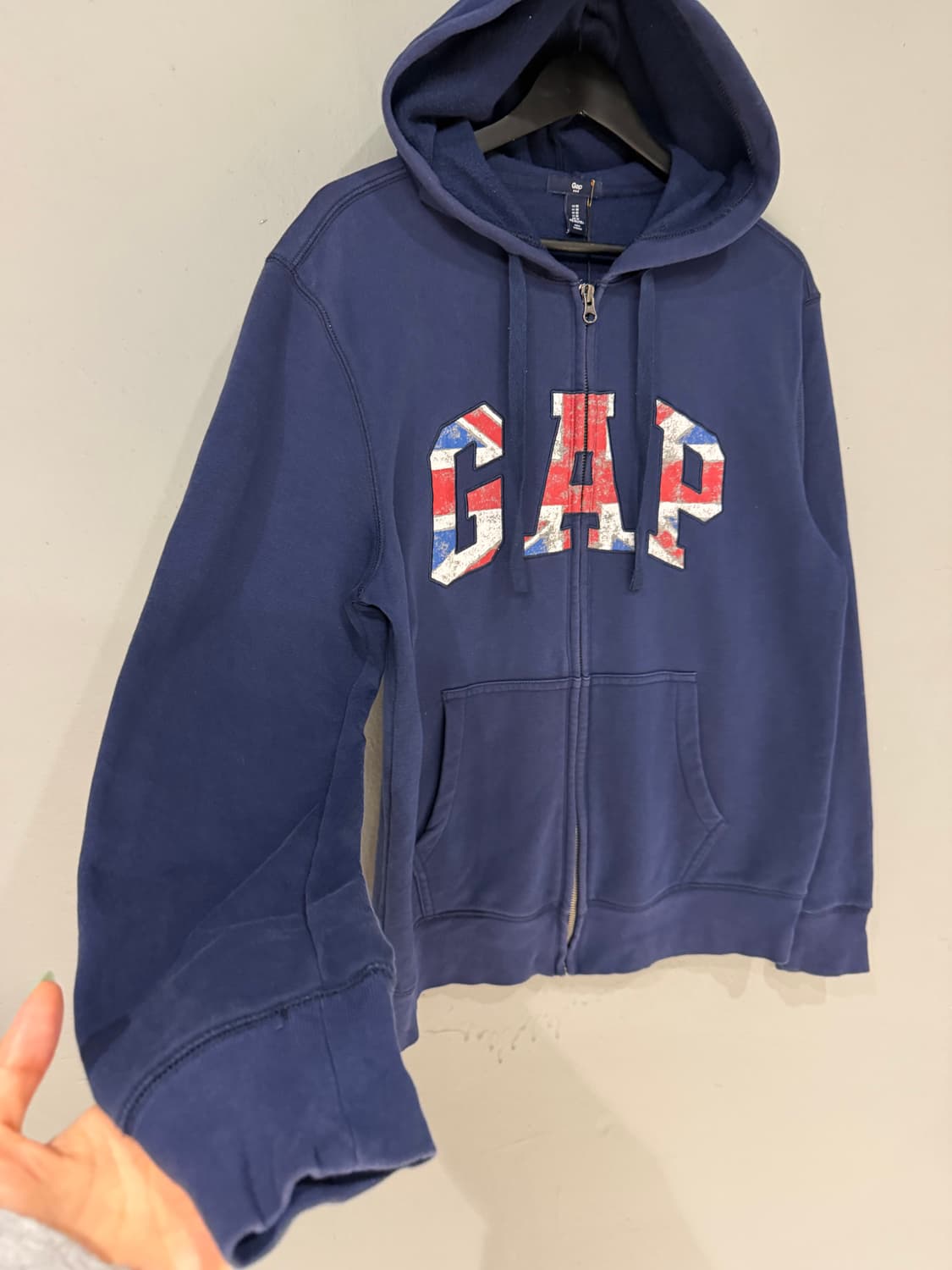 Gap union jack logo hood zip-up 상품이미지8