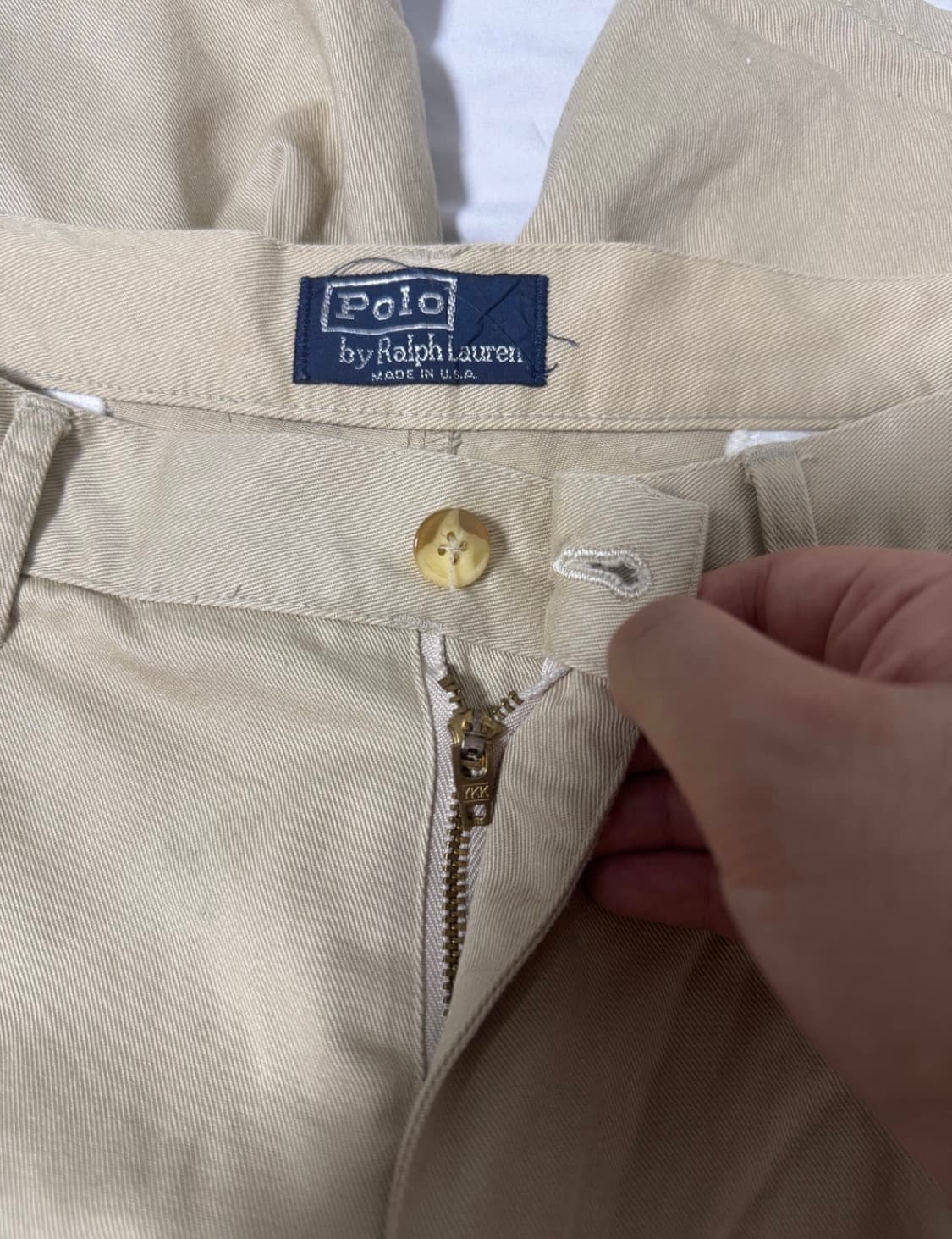 90s usa polo chino shorts 폴로 투턱 치노 쇼츠 상품이미지5