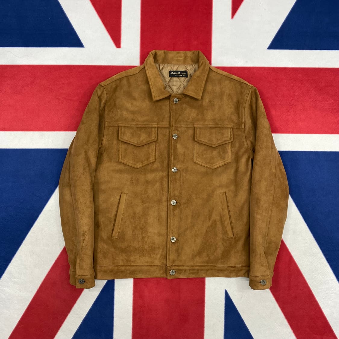 스웨이드 누빔 트러커자켓 L 상품이미지1