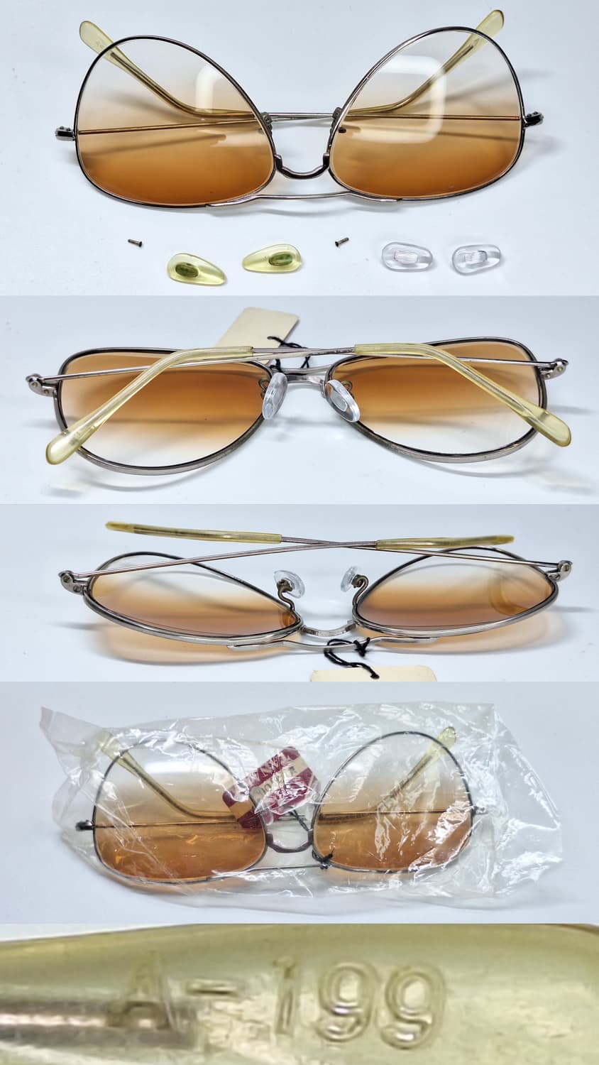 90s 일본제 빈티지 데드스톡 미사용/투브릿지 선글라스 A-199 클래식 상품이미지8
