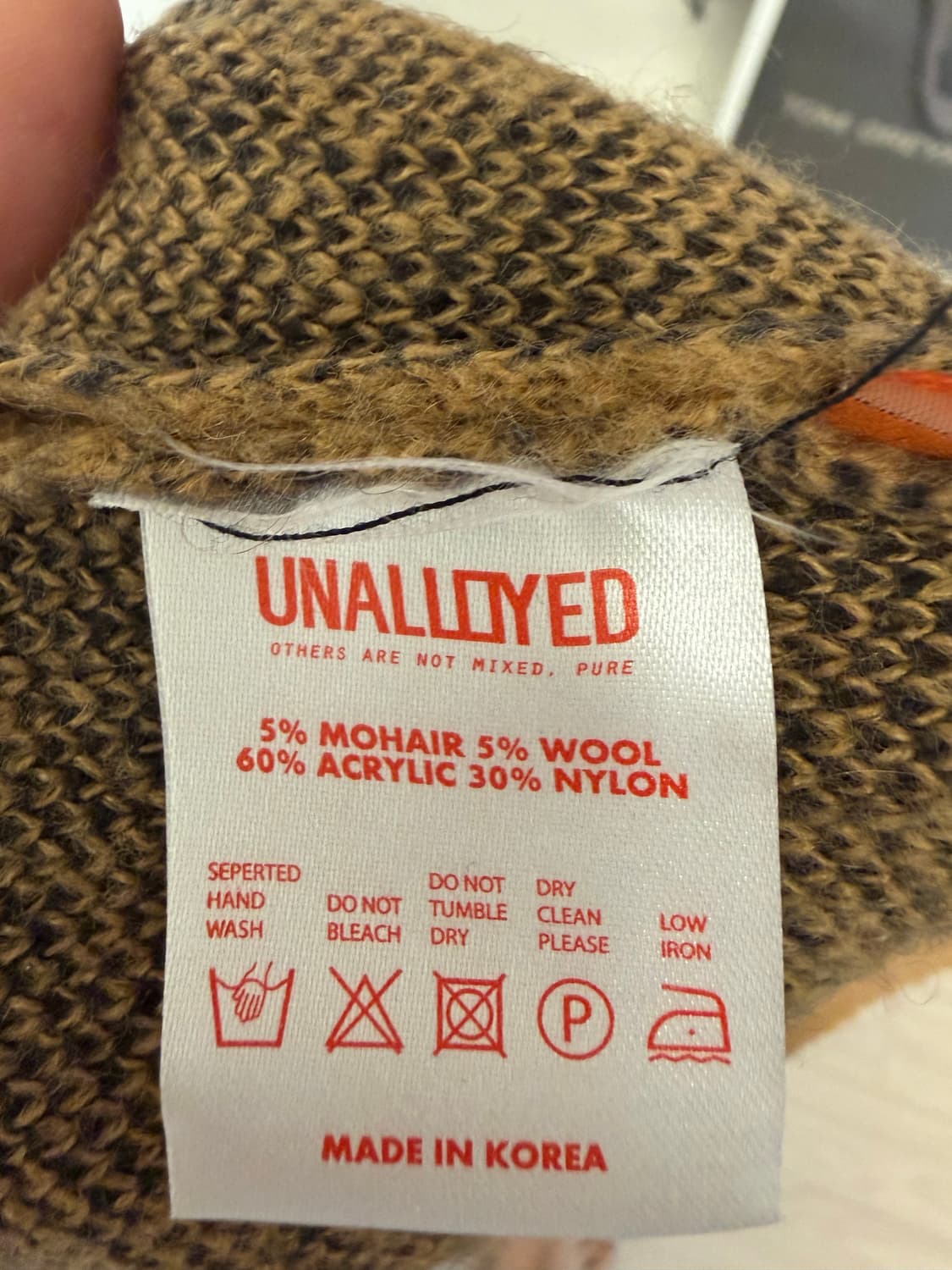 UNALLOYED 니트 상품이미지4