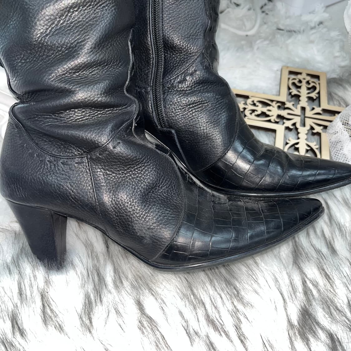 빈티지 스터드 부츠 상품이미지3