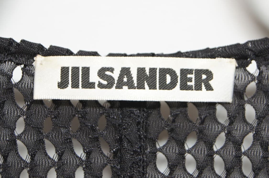 질샌더 정품 블랙 메쉬 맥시 드레스 상품이미지10