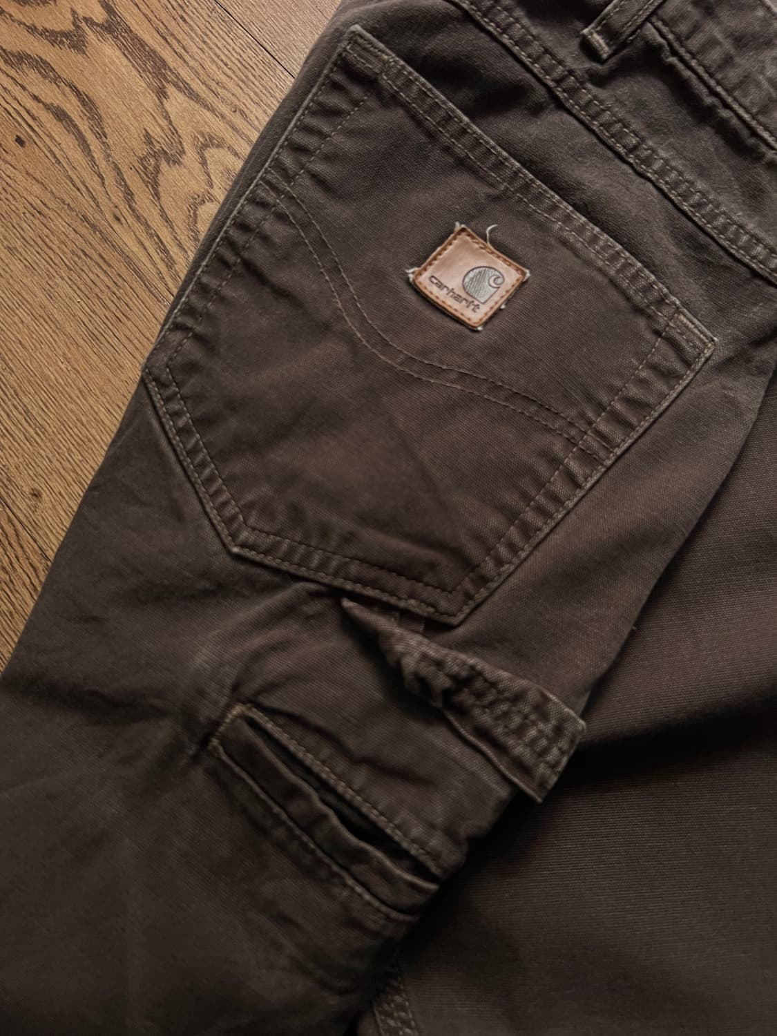 [36]칼하트 USA 브라운 싱글니 워크팬츠 상품이미지6