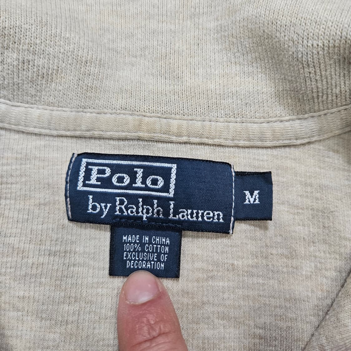 폴로 랄프 로렌 반집업 니트 M 상품이미지5