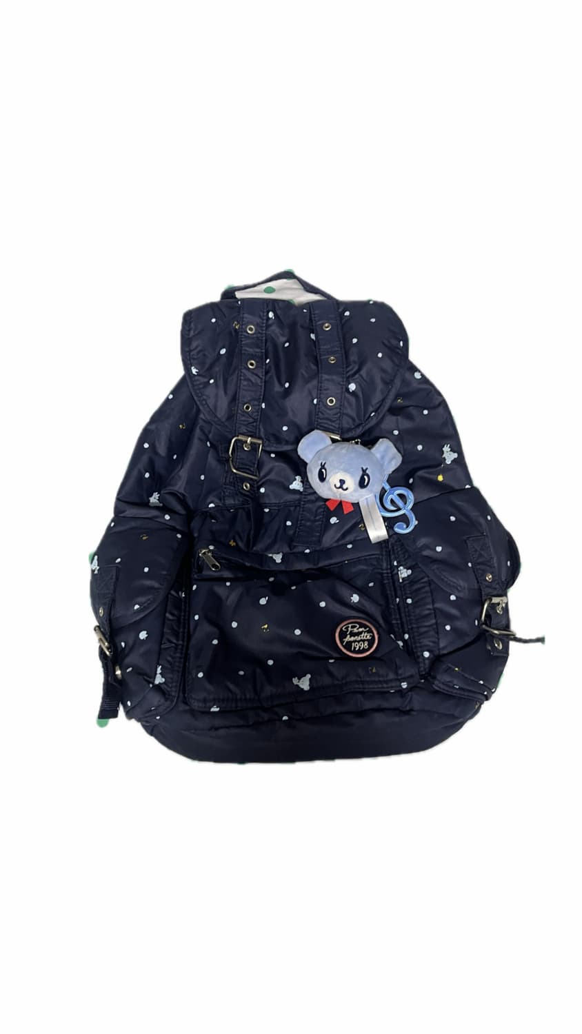 폼포넷 패딩재질 네이비 백팩 🌀 상품이미지1