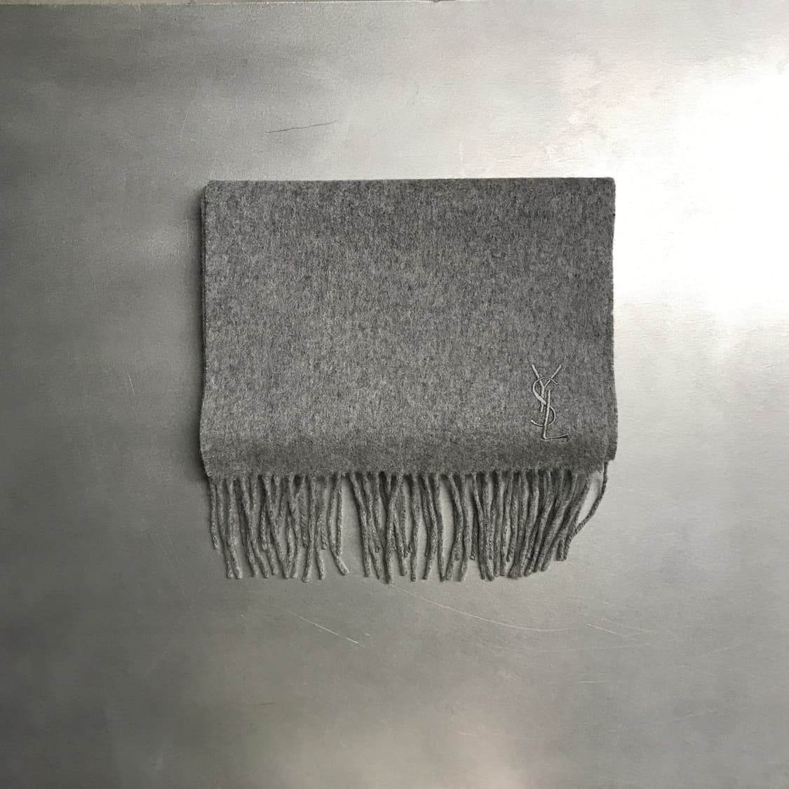 생로랑 머플러 그레이 상품이미지1