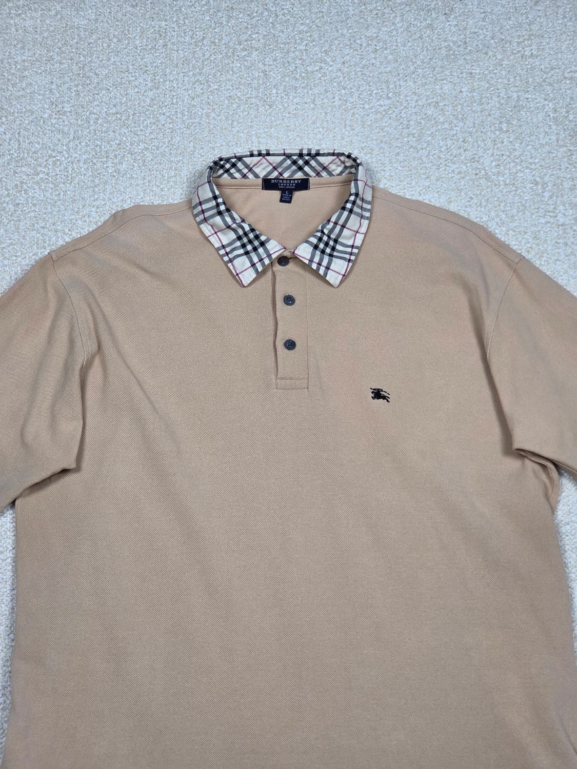 [버버리] 런던 노바체크 카라 피케 반팔 셔츠 | S00134 상품이미지2