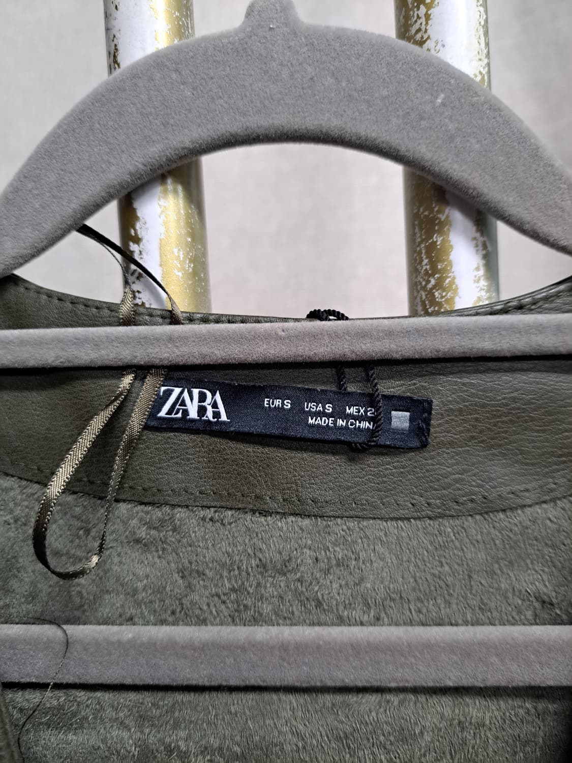 ZARA 레더 원피스 새상품 상품이미지3