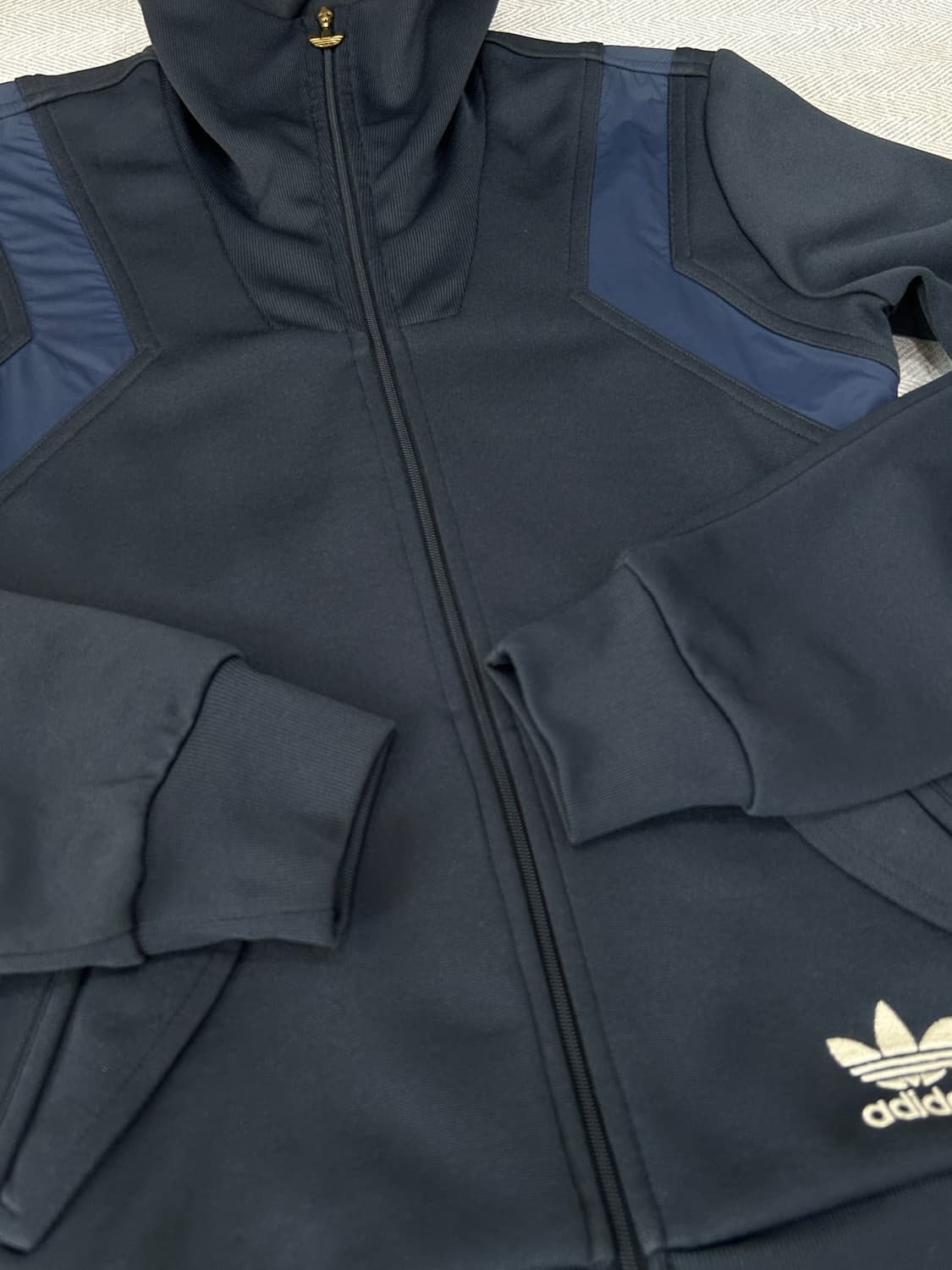 아디다스 네이비 올드스쿨 져지 트랙탑 90 여성 상품이미지6