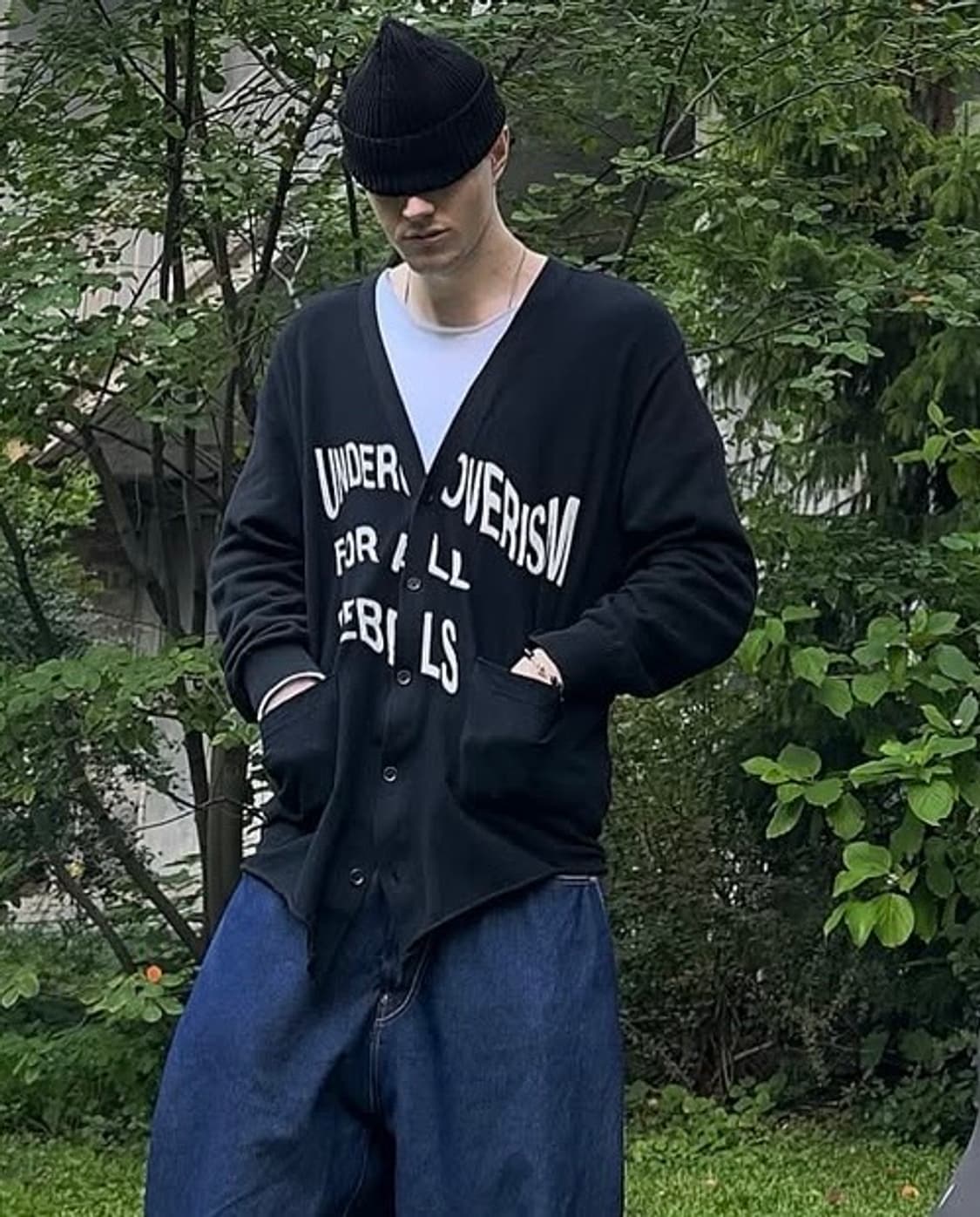 [4] 23SS 언더커버 언더커버리즘 Rebels 가디건 블랙 상품이미지7