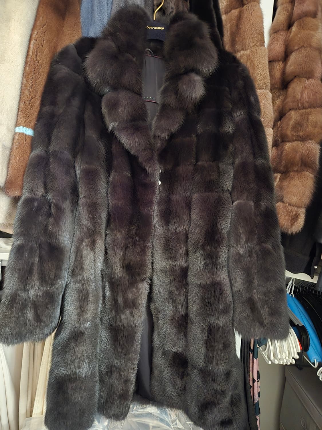 (새상품)주말특가  블랙세이블코트 상품이미지3