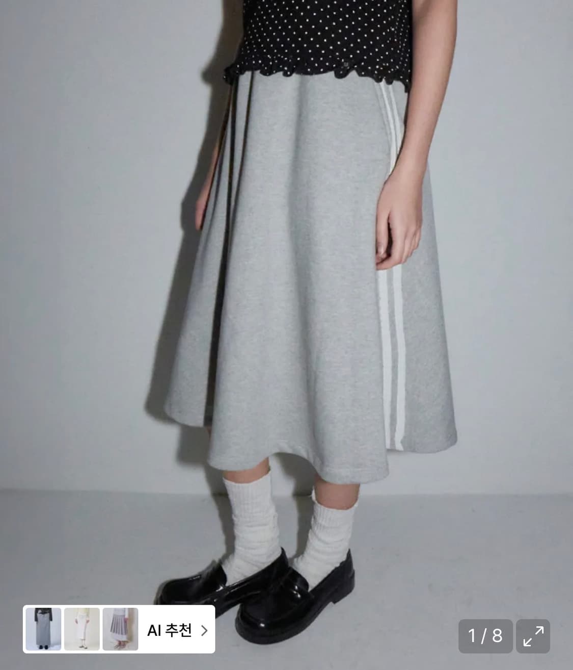 론론 HEART PENDANT LACE TRACK LINE FLARE M 상품이미지1