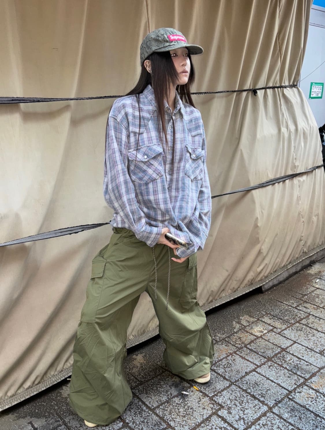  Pre Order -10% [unisex] 군밤 나일론 트랙 스트링 p 상품이미지4