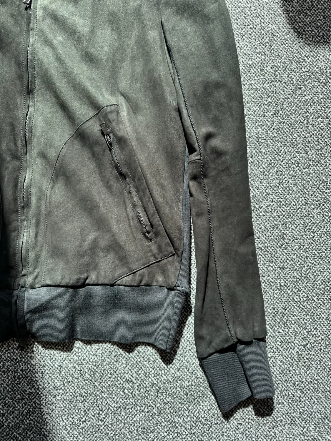 트랜짓 양가죽 봄버 상품이미지2