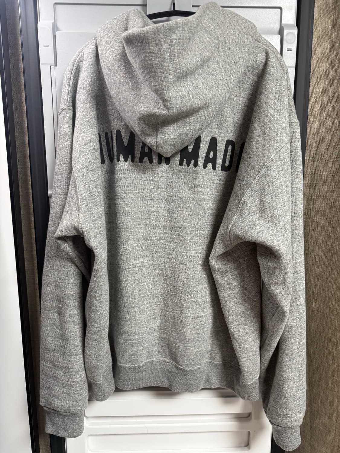 [XXL] 휴먼메이드 후드집업 멜란지 그레이 상품이미지3