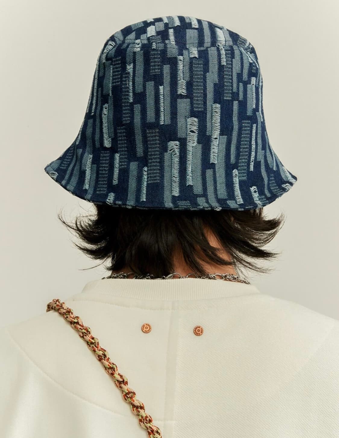 앤더슨벨 에스닉 데님 버킷햇 상품이미지9