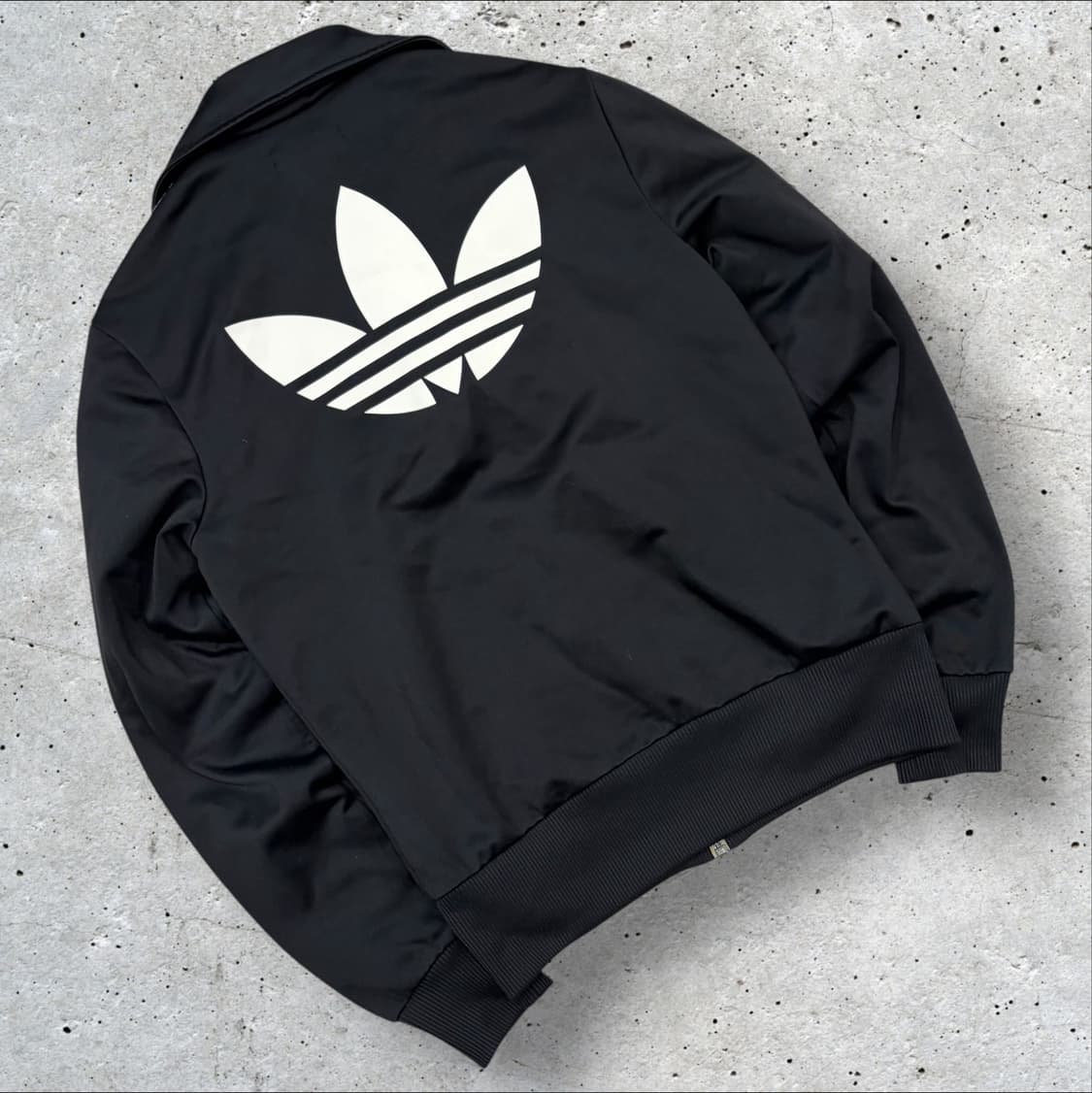 [85] 12s 아디다스 파이어버드 빅로고 트랙탑 져지 블랙 D314 상품이미지2