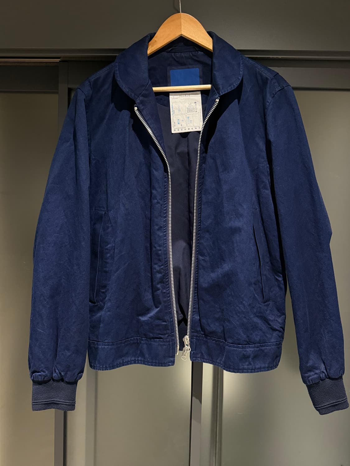 도큐먼트 블루종 인디고 M 상품이미지2