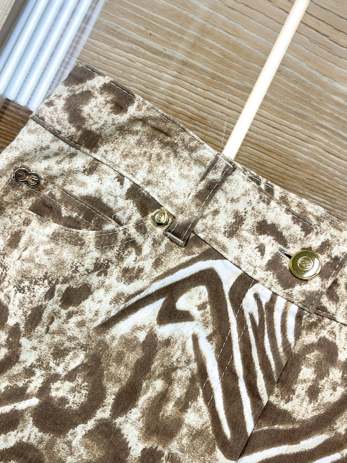 에스카다 애니멀 플레어 팬츠 상품이미지5