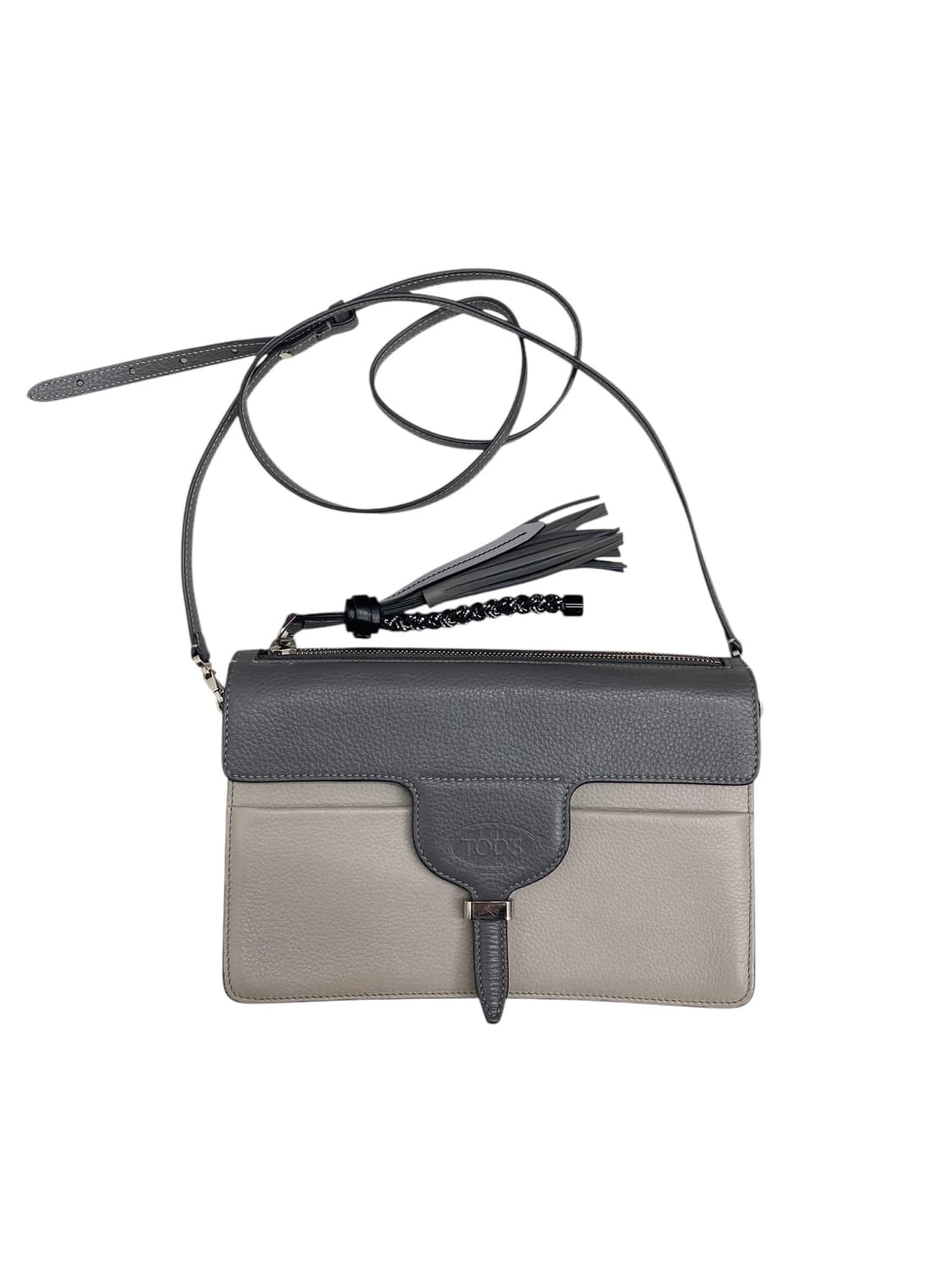 토즈 그레이 테슬 크로스백 상품이미지1