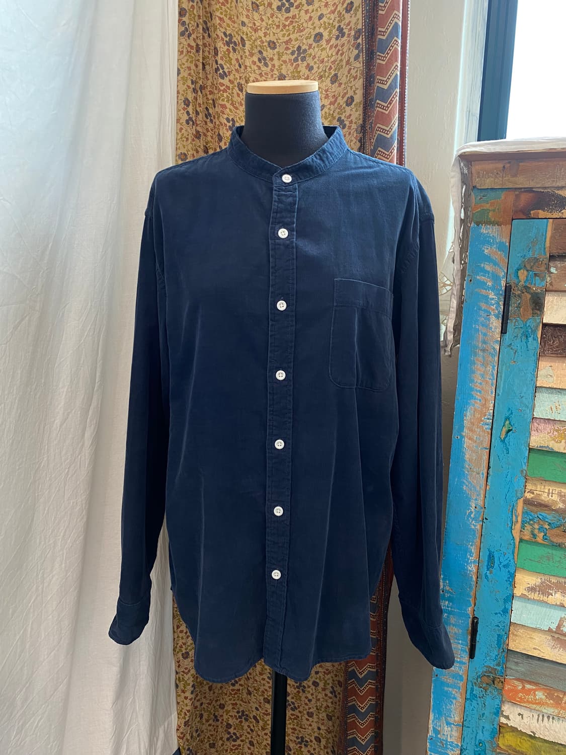 TOPVALU 네이비 코듀로이 셔츠(MEN XL) 상품이미지8