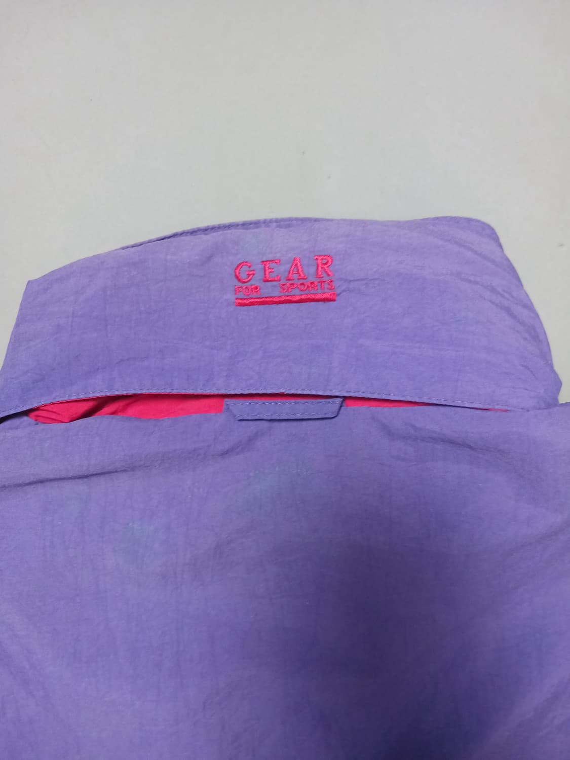 [프리] 미라지 90s 라스베가스 퍼플 히든후드 바람막이 자켓 상품이미지9