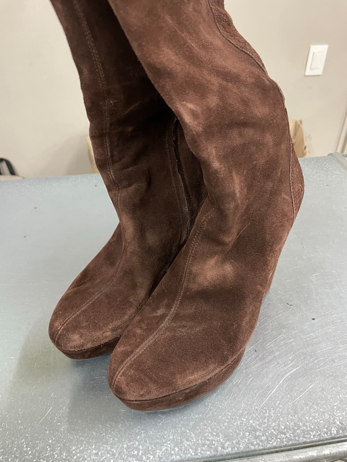 구찌 마이크로구치시마 스웨이드 롱부츠 EU37.5 (gr-3759) 상품이미지2