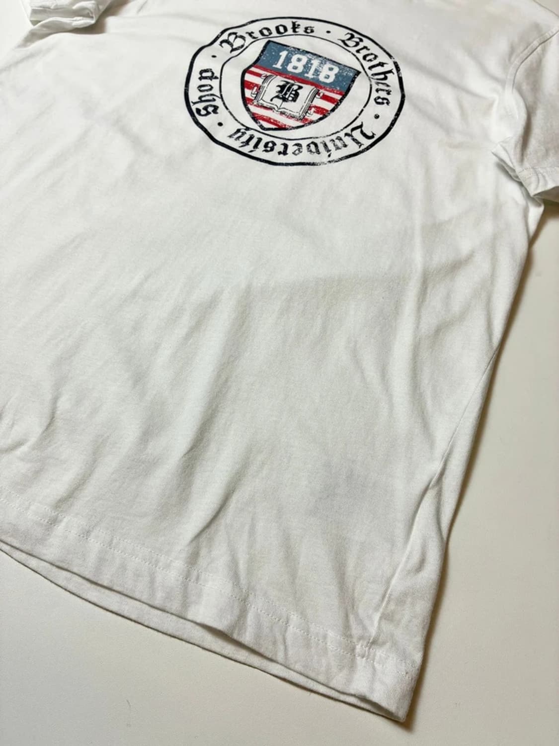 브룩스브라더스 유니버시티 숏슬리브 아메카지 그래픽 티셔츠 PN8618 상품이미지4