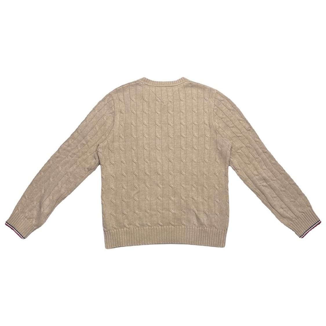 TOMMY HILFIGER 베이지 꽈배기 니트 M 상품이미지7