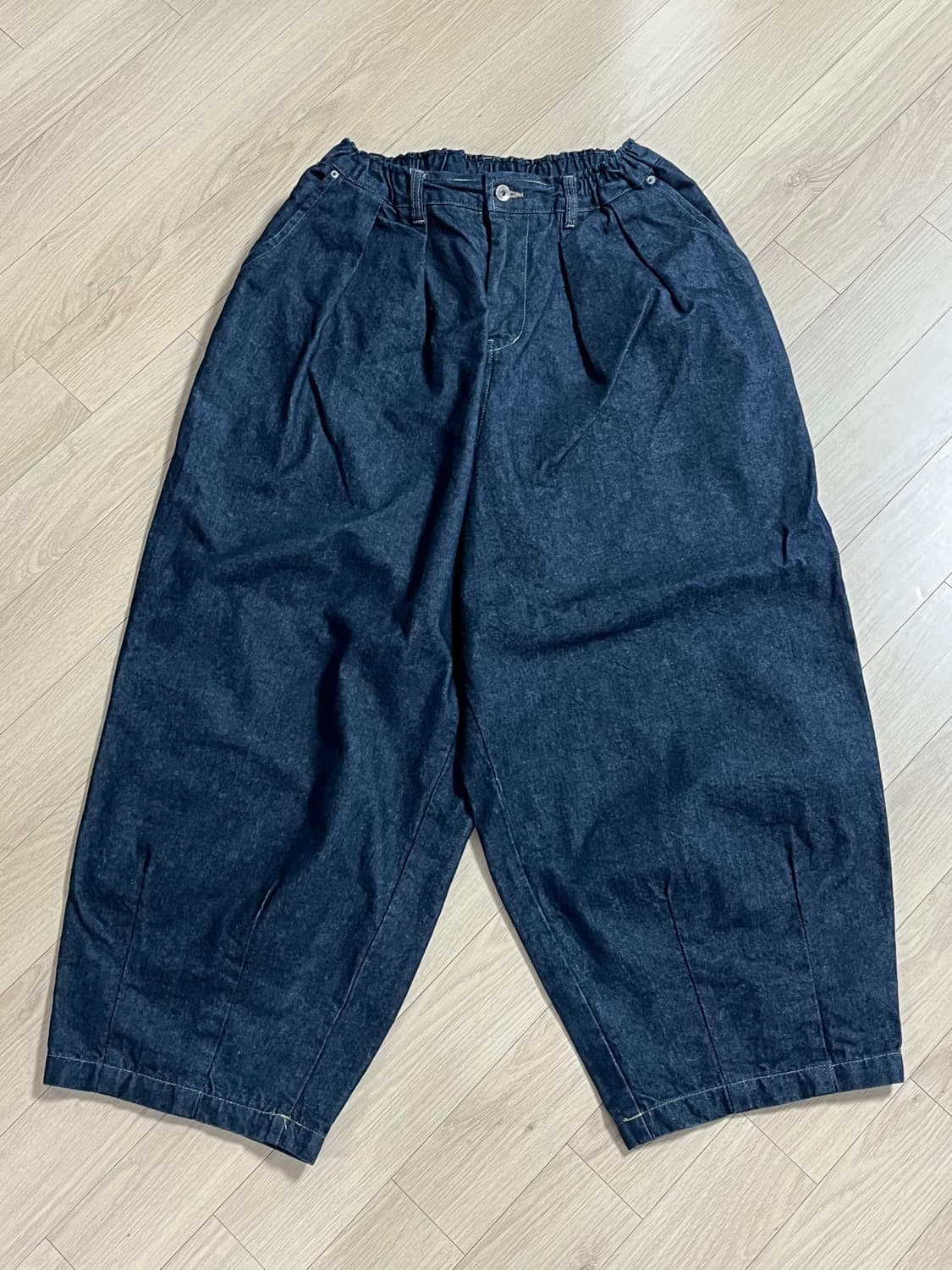 앵글런 인디고 데님 벌룬팬츠 상품이미지1