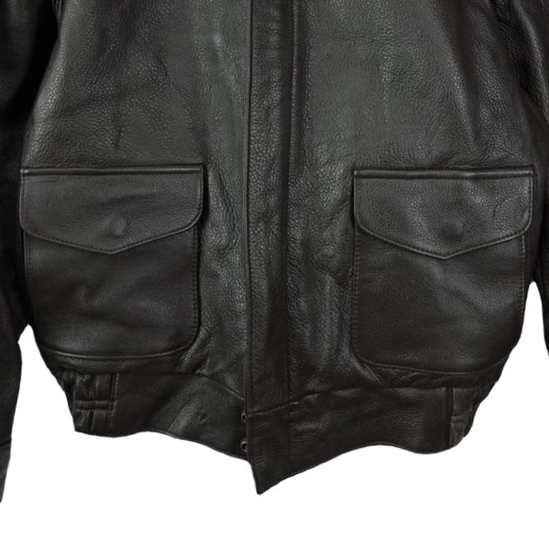 [빈티지] 밀리터리 A2 복각 양가죽 플라이트 레더 봄버자켓 P01568 상품이미지5