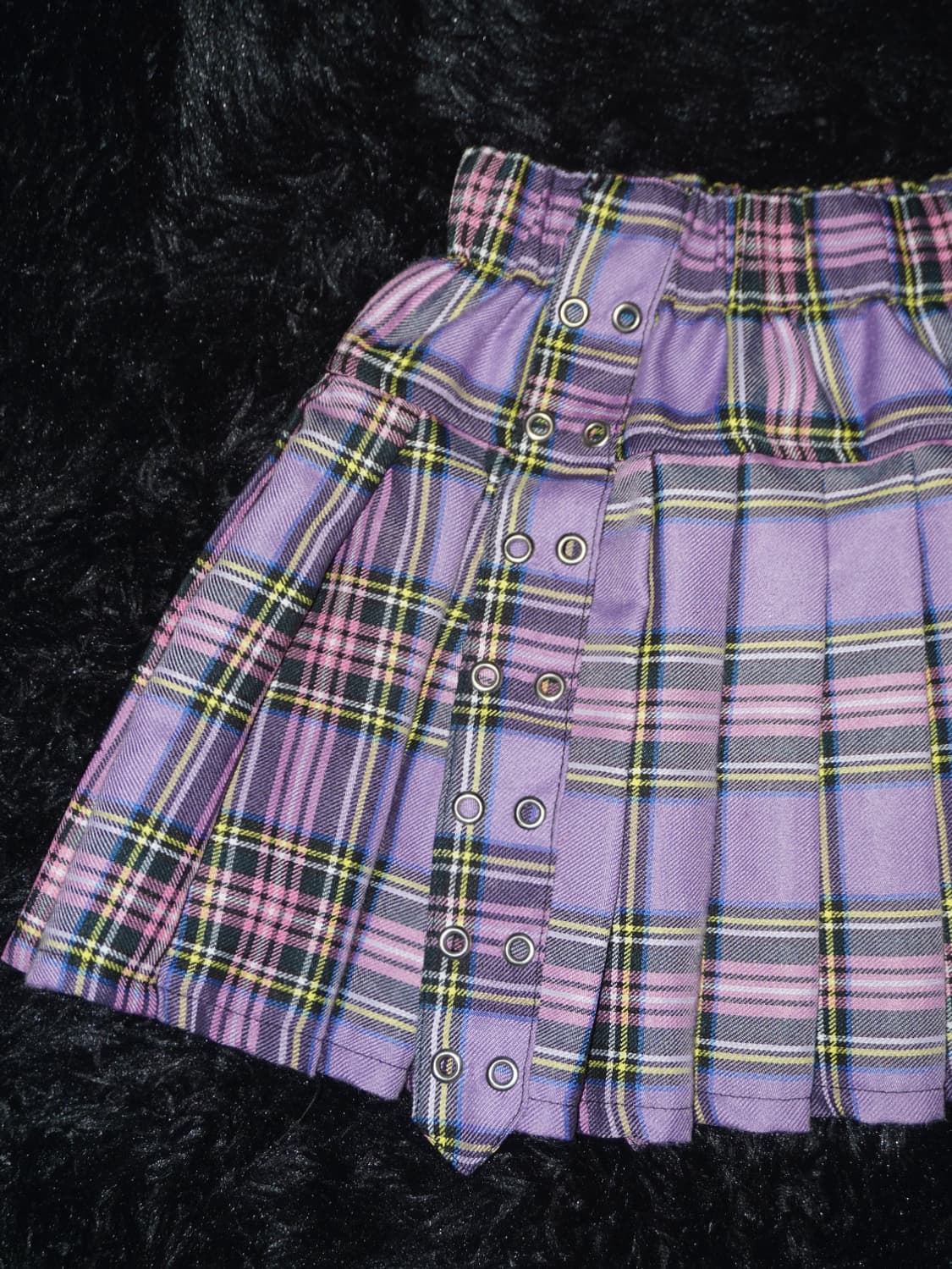 (acdc rag) punk eyelet skirt  상품이미지2