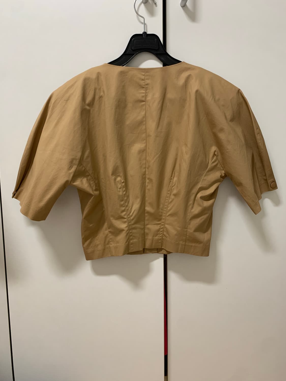 H&M 브라운 크롭 블라우스 상품이미지2