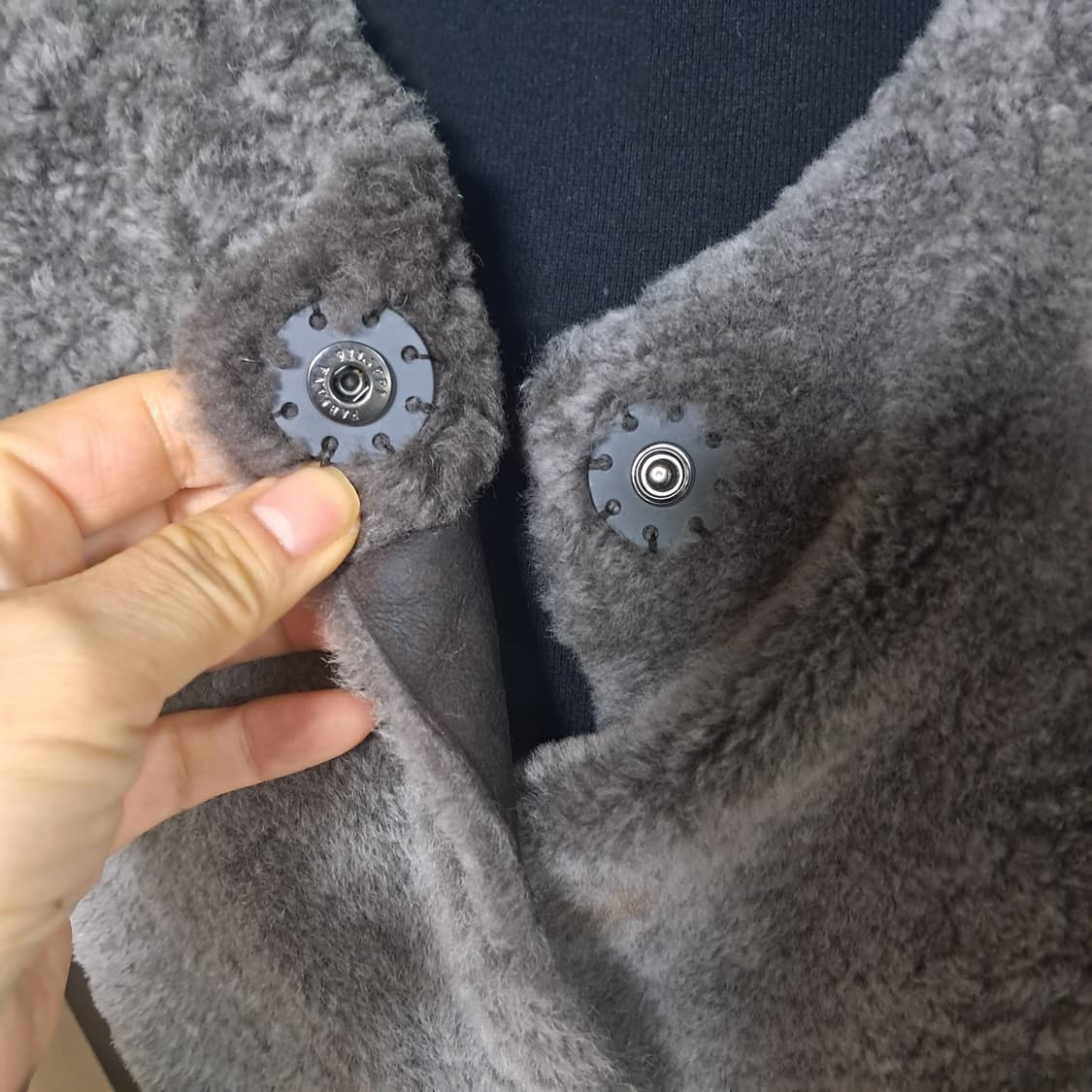 파비아나필라피 양털 롱베스트 퍼조끼 L(55~77) 상품이미지5