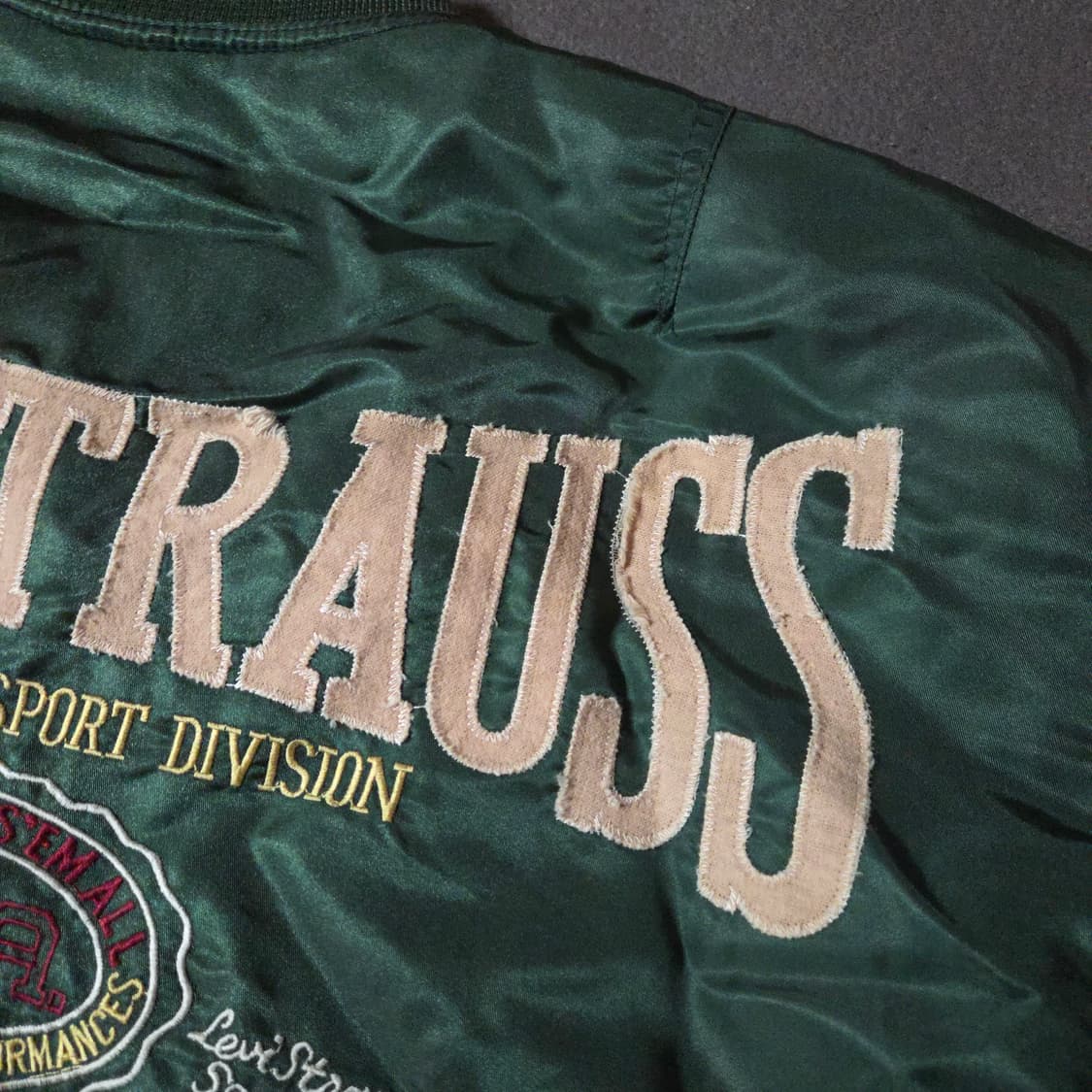 리바이스 90s 빅로고 바시티 자켓 XL 그린 상품이미지2